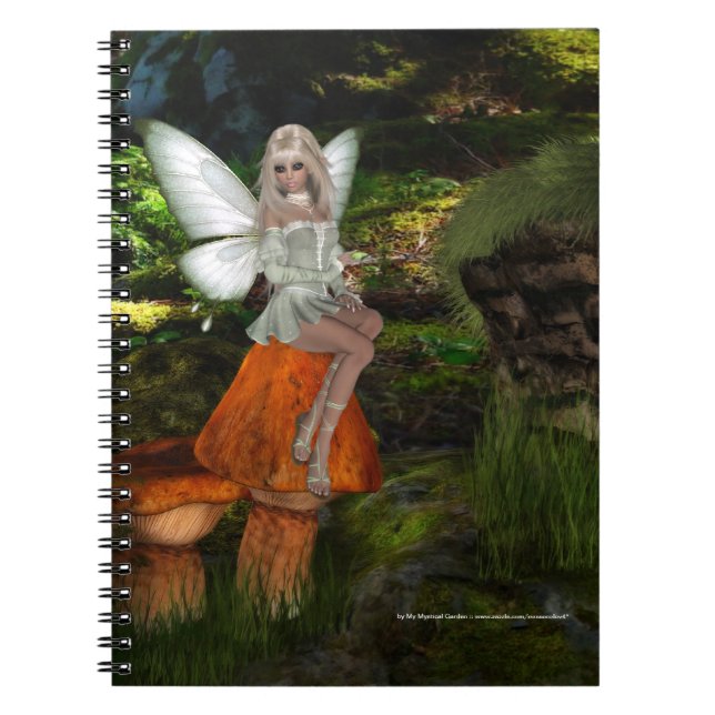 Fée sur un Carnet de champignon 2 (Devant)