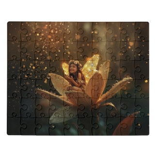 Fée sur une fleur, Jig Saw Puzzle