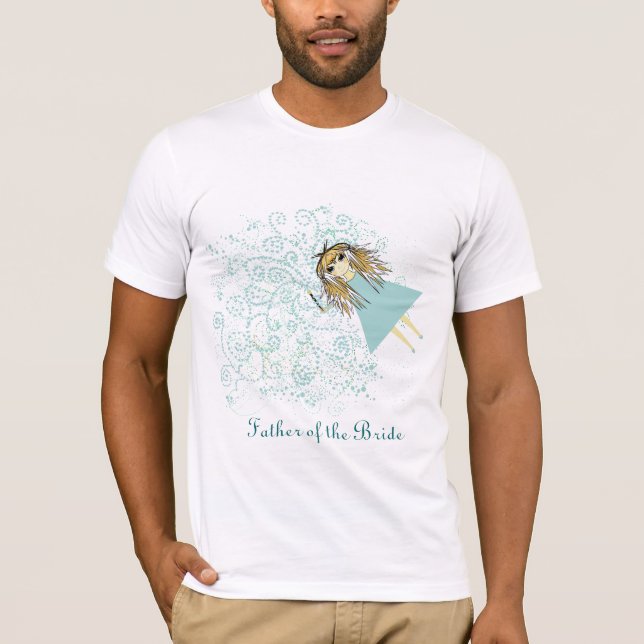 Fée Whimsical Mariage Fée T-shirts (Devant)