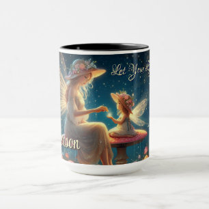 Fée Whimsical Personnalisée Mère & Mug Enfant