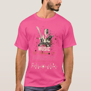 Feed the Beat - Music Lover Vibes T-Shirt