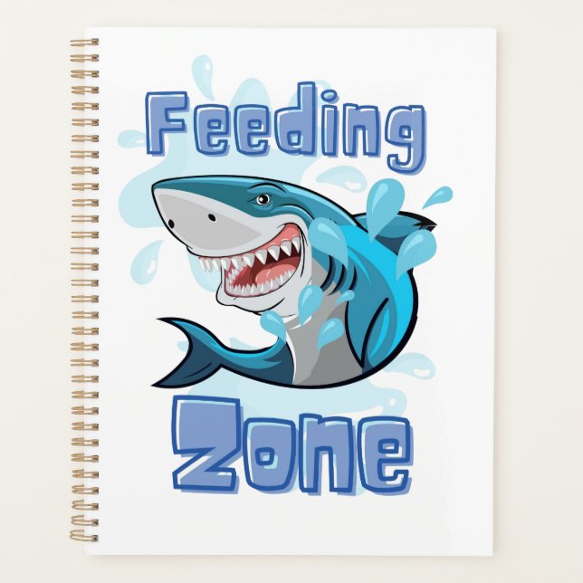 FEEDING ZONE SHARK, STYLE DE CARTOON (Devant)