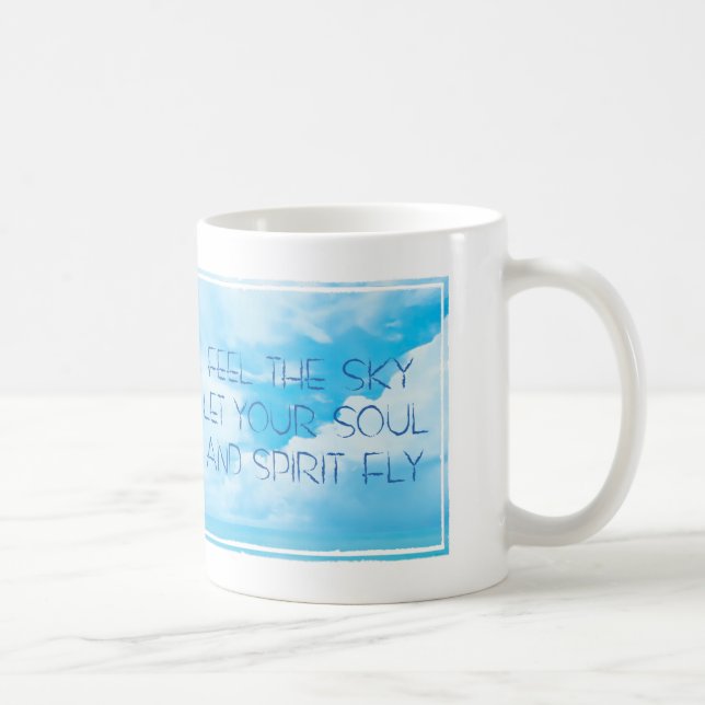 Feel the sky mug (Droite)