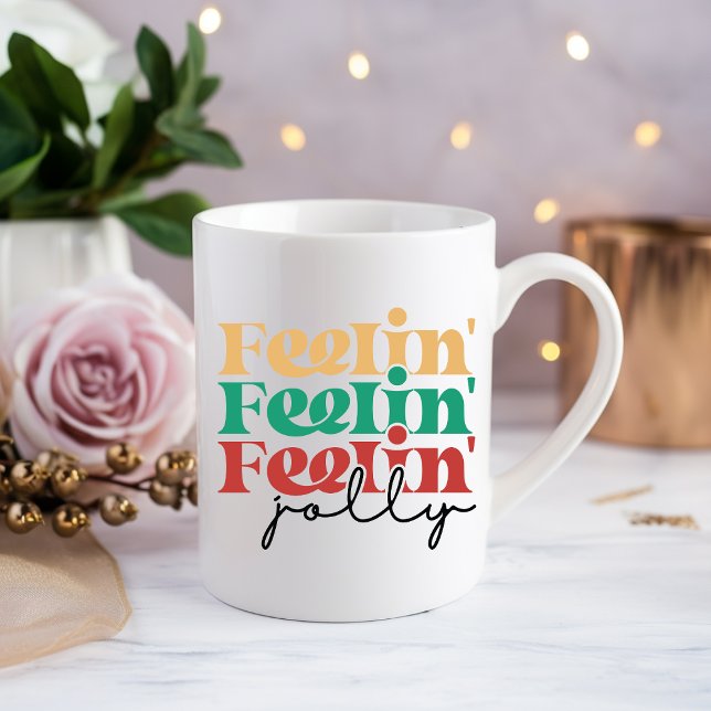 Feelin' Jolly Coffee Mug (Créateur téléchargé)