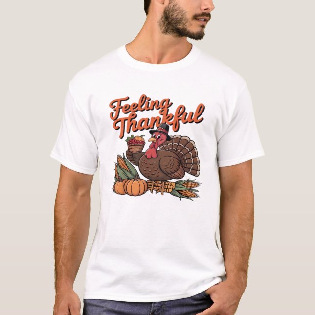 Feeling thankful Classic T-Shirt (Devant)