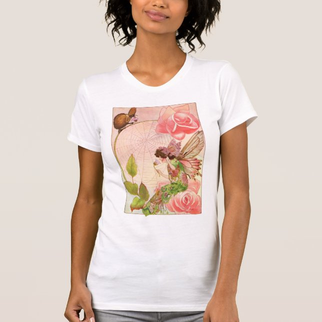 Féerie d'aquarelle - T-shirt de dames (Devant)