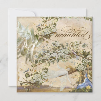 Féeries enchantées, Vintage Wedding Invitation