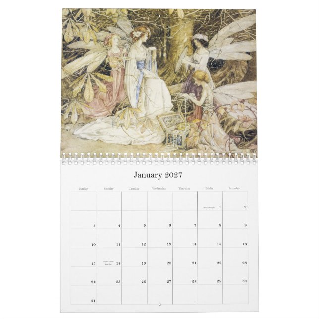 Féeries fabuleuses Calendrier 2011 (Jan 2027)