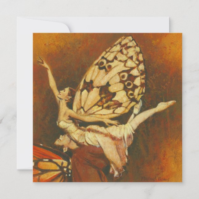 Fées dansantes Carré senti Invitation (Devant)