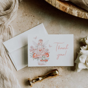 Fées et Cartes de remerciements Fleur sauvage