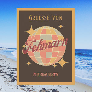 Fehmarn carte postale de l'île allemande de la Bal