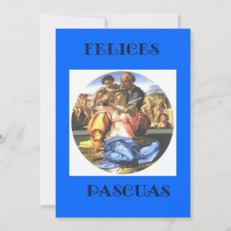 Felice Pascuas Heureux Pâques Pour Vous Carte Espa