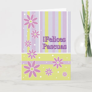 Felices Pascuas Espagnol Pâques Carte de voeux