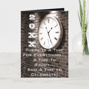 Félicitation ! Faisons la fête ! Carte de diplôme