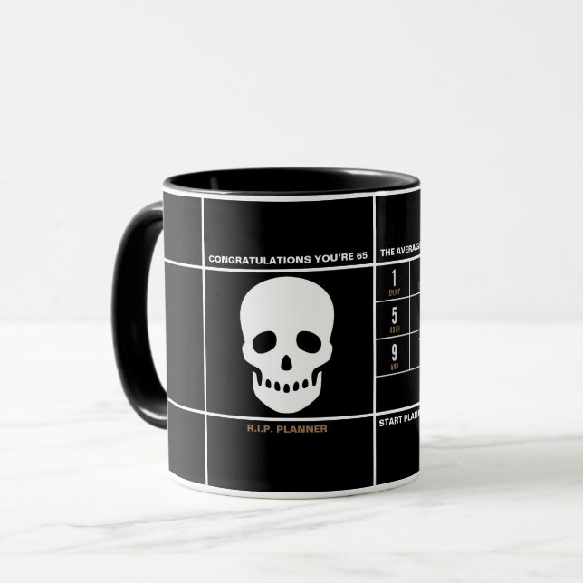 Félicitations 65 Mug (Devant gauche)