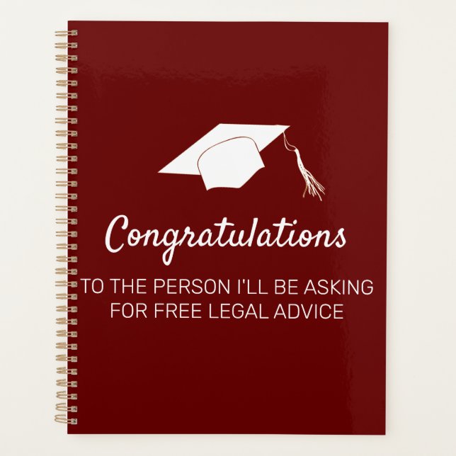 Félicitations à la faculté de droit (Devant)