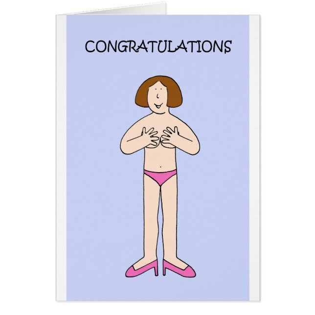 Félicitations à la reconstruction Caricature Lady (Devant)