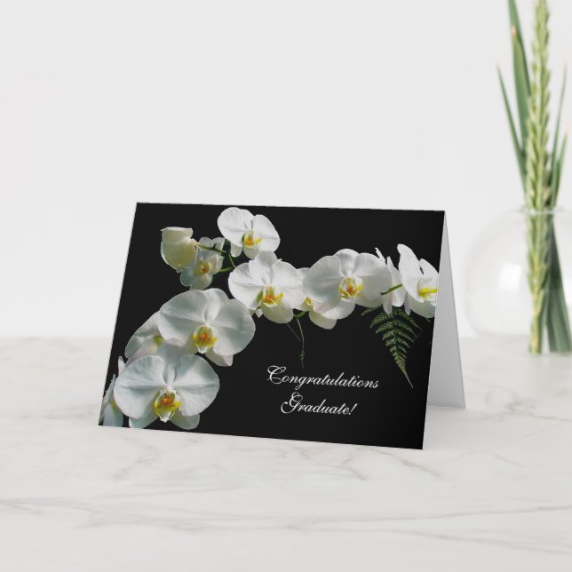 Félicitations à la White Orchid ! Carte (Devant)