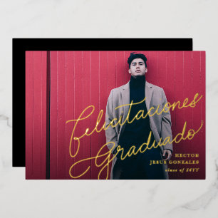 Félicitations à l'Espagne Faire-part photo Grad