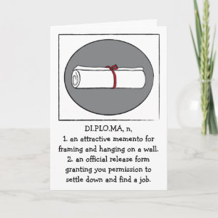 Félicitations à l'obtention du diplôme Carte de vo