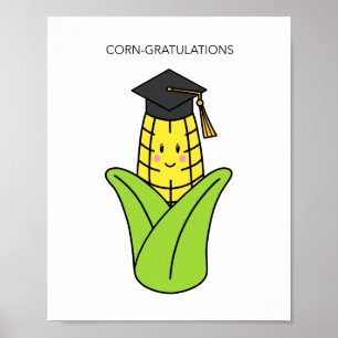 Félicitations à l'obtention du diplôme Poster Pun
