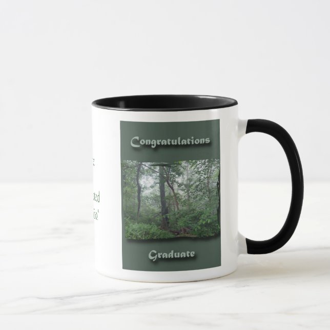 Félicitations à Misty Woods Graduate Mug (Droite)
