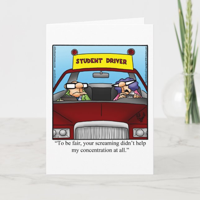 Félicitations amusantes Carte de voeux Humour (Devant)