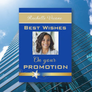 Félicitations au Carte photo de promotion