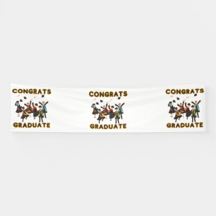 Félicitations au diplômé Bannière en vinyle 2,5x10