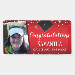 Félicitations Bannière du Parti Budget Graduation