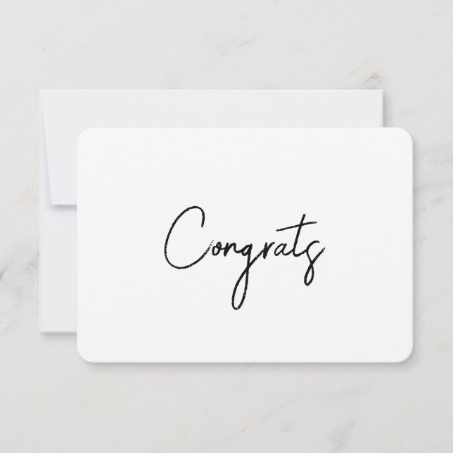 Félicitations Carte de fermeture de la poste du pr (Devant)