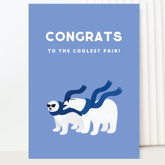 Félicitations Carte des ours polaires cool (Créateur téléchargé)