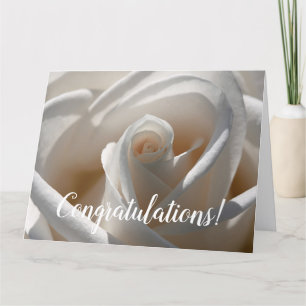 Félicitations Carte grand Mariage Rose personnalis