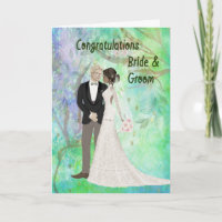Félicitations Carte Mariage pour le mariage mixte