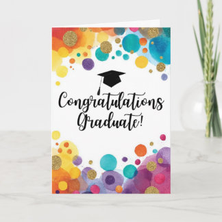 Félicitations Carte Pliée Diplômé