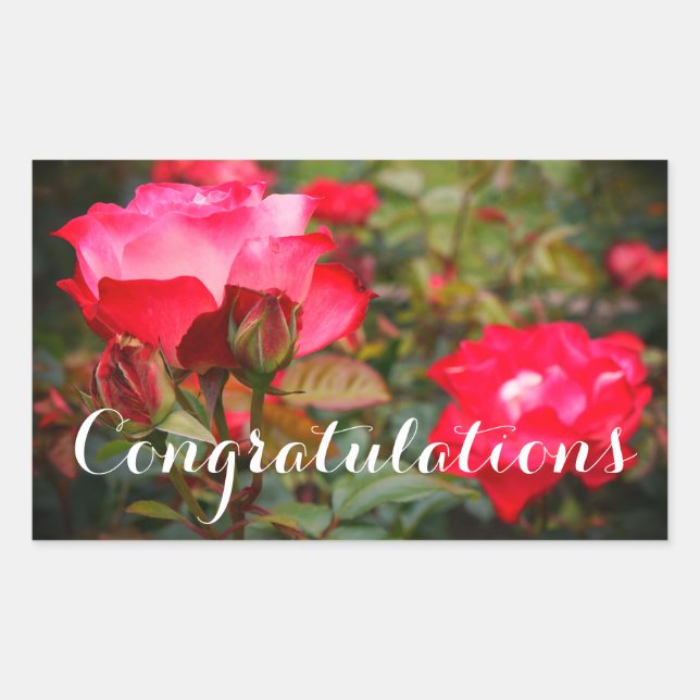 Félicitations Cherry Parfait Rose #1 Stickers (Devant)