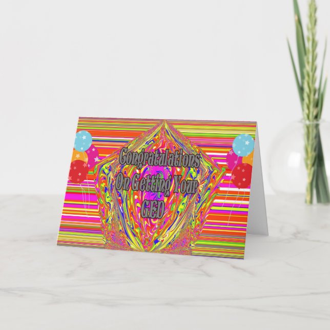 Félicitations D'Avoir Obtenu Votre Carte GED (Devant)