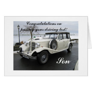 Félicitations d'avoir réussi votre examen de condu