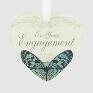 Félicitations de papillon sur le fiançailles