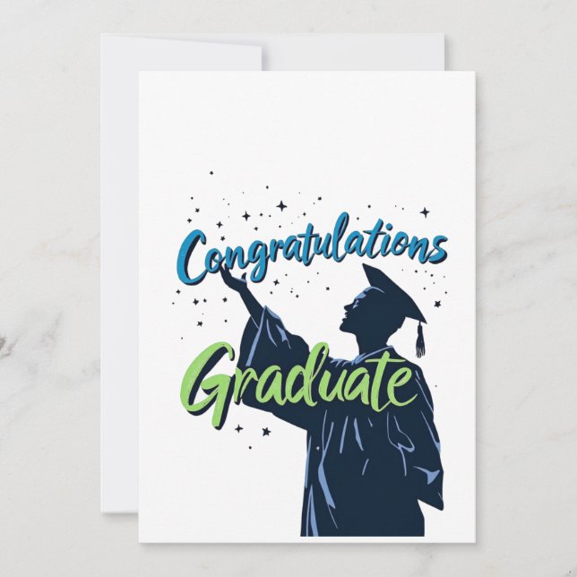 Félicitations diplômé : Carte de félicitations pou (Devant)