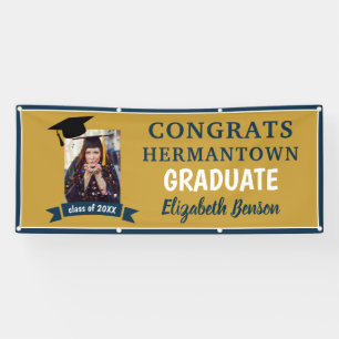 Félicitations Diplômé Personnalisé Bannière O
