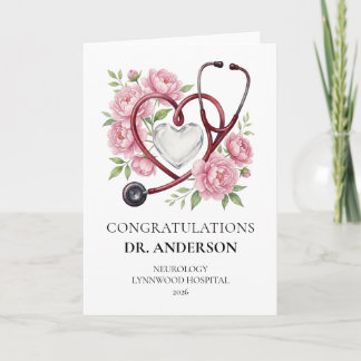 Félicitations Docteur, Carte Personnalisée pour In