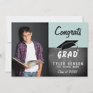 Félicitations Grad Chalkboard Photo Grad Grad Cart