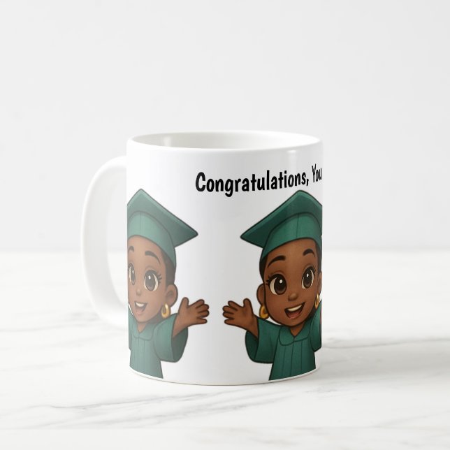 Félicitations Grad Coffee Mug (Devant gauche)