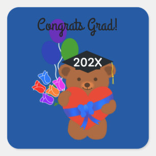 Félicitations Grad ! Stickers Ours de 3e année