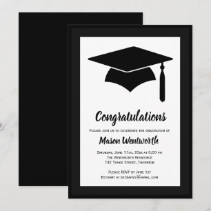 Félicitations Invitation à la remise des diplômes