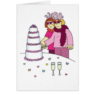 Félicitations lesbiennes de mariage