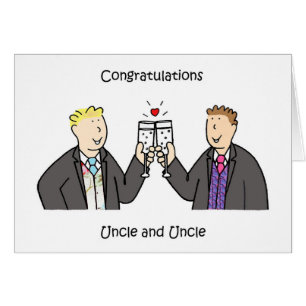 Félicitations Mariages homosexuelles à deux chambr