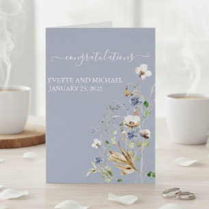 Félicitations Mariages personnalisées Fleurs sauva