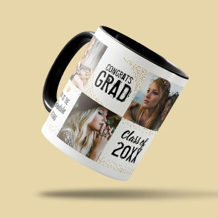 Félicitations Mug Cadeau Photo Graduate 2025
